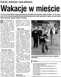 Wakacje w mieście