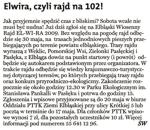 Elwira, czyli rajd na 102!