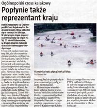 Popłynie także reprezentant kraju