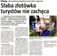 Słaba złotówka turystów nie zachęca