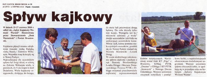 Spływ kajakowy