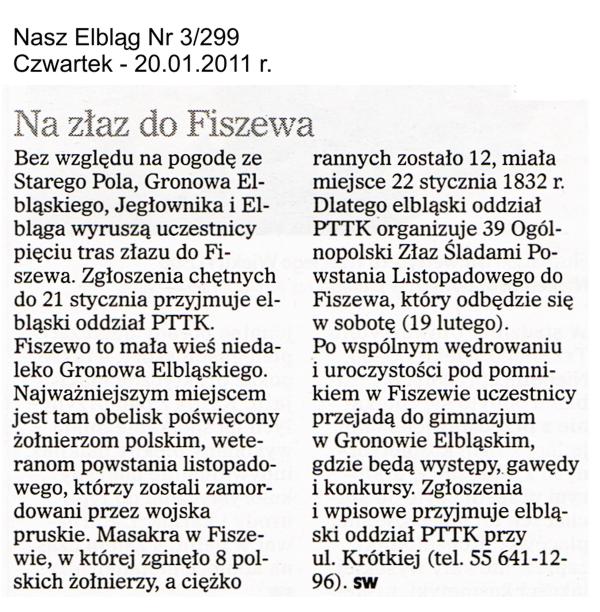 Na złaz do Fiszewa