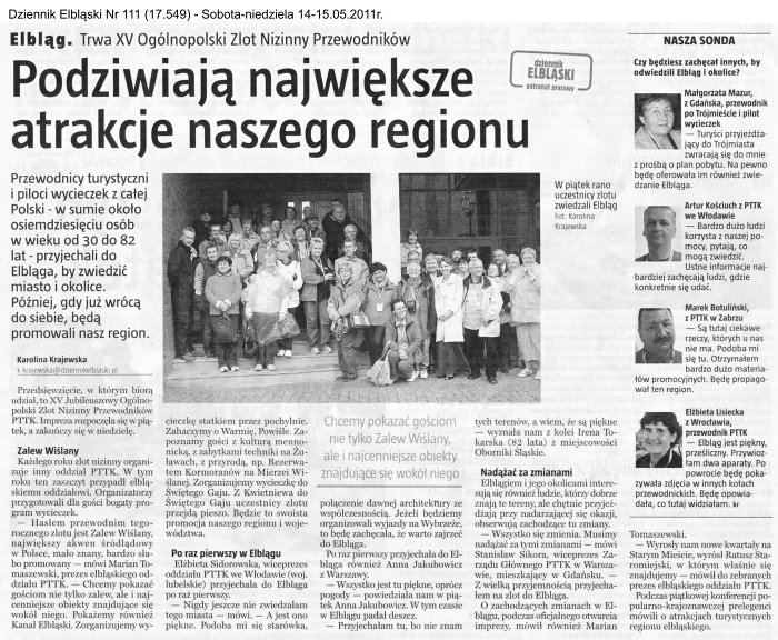 Podziwiają największe atrakcje naszego regionu