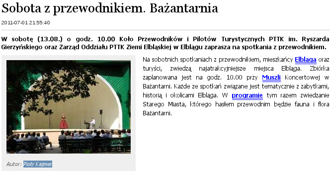 Sobota z przewodnikiem. Bażantarnia