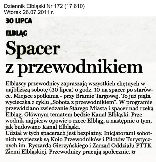 Spacer z przewodnikiem