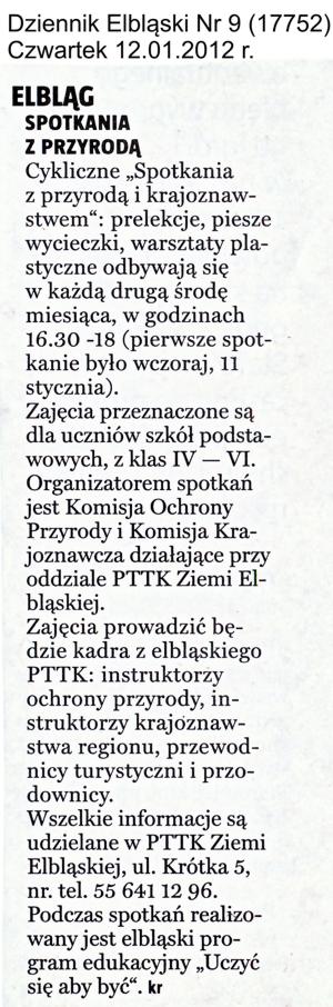 Spotkania z przyrodą