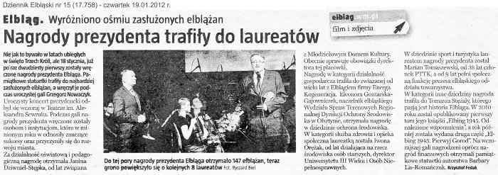 Nagrody prezydenta trafiły do laureatów