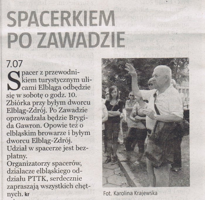 Spacerkiem po Zawadzie