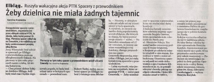 Żeby dzielnica nie miała żadnych tajemnic