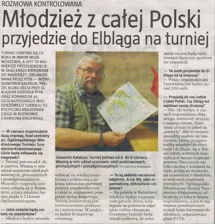 Młodzież z całej Polski przyjedzie do Elbląga na turniej