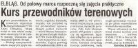 Kurs przewodników terenowych
