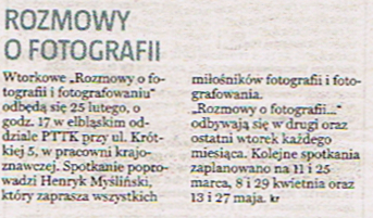 Rozmowy o fotografii