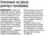 Uczniowie na zlocie pamięci narodowej