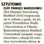 Sztutowo. Zlot pamięci narodowej